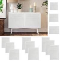 vidaXL Spintelės durelės, 4vnt., baltos, 99,3x59,4cm, pušis