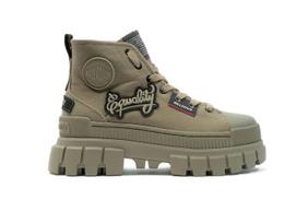 Sportiniai batai moterims Palladium Revolt Hi Patch, žali, 38
