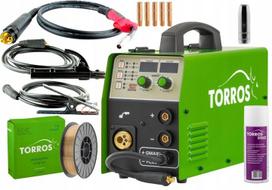 Inverterinis suvirinimo aparatas Torros Super MIG 200 M2010, MIG/MAG/TIG/MMA, 30–200 A, 230 V