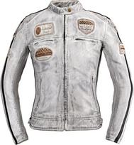 Moteriškas odinis moto švarkas W-TEC Sheawen Lady White New - White XXL