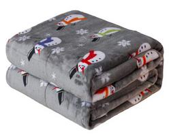 Antklodė 160x200 Kalėdų dekoratyvinė Snowmen Kalėdų pilka