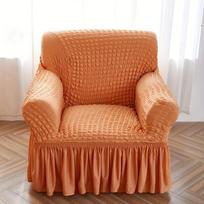 Tamprus audinio sofos užvalkalas,  Oranžinė