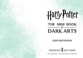 Harry Potter: The Mini Book of Dark Arts Mini knyga Insight Editions