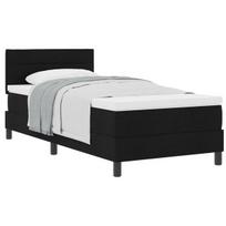 Box Spring lova su čiužiniu Juoda 90x190 cm Audinys