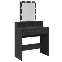 Kosmetinis staliukas，Makiažo stalas su LED, juodos spalvos, 80x41x144,5cm CFE8722200