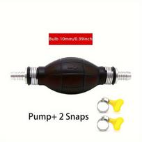 Rankinė kuro perkėlimo pompa su gnybtais, 10 mm, 10mm+2 Snap