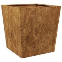 Sodo lovelis, 50x50x50cm, corten plienas