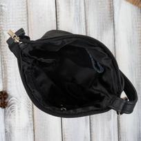 Juoda Abruzzo ABR-49-BL moteriška odinė pašto rankinė
