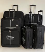 Didelis lagaminas Airtex Worldline 521, L, juodas