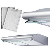 Gartraukis Po gartraukiu montuojamas absorbentas, Berdsen BE-10-A INOX, 50 cm., sidabrinis