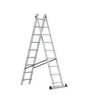 Daugiafunkcinės aliuminio kopėčios Drabest PRO, 2x11, 2 dalių, 150 kg
