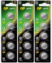 GP elementai CR2032, LITHIUM 3V, 15 vnt