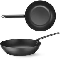 Anglinio plieno wok keptuvė, 304 mm