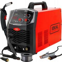 Inverterinis suvirinimo aparatas Ideal Praktik MIG 200, MIG/MAG, MMA, 200 A, 230 V, su ratukais ir priedais