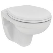 Pakabinamas klozetas Ideal Standard WC EUROVIT Rimless K881001/W303001 su lėtai nusileidžiančiu dangčiu