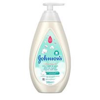Vonios putos ir dušo želė vaikams „Du viename“, Johnson's Baby 2in1 Cottontouch Gel, 500 ml