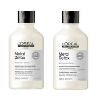 L'oréal Professionnel Metal Detox Shampoo 2X300Ml, 2x300ml