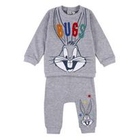 Sportinis kostiumas mergaitėms ir berniukams Looney Tunes, pilkas, 1 mėn.