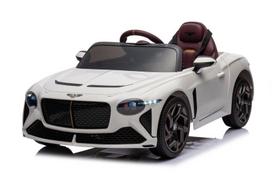 Vienvietis vaikiškas elektromobilis Bentley Bacalar, baltas