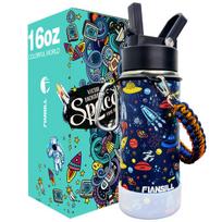 Nerūdijančio plieno termo gertuvė vaikams FIANSILL (470 ml) Mėlyna