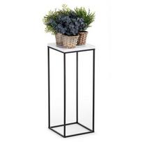 Modernus gėlių stovas BasicLoft, baltas, 80 cm