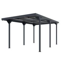 Automobilio pastogė Fornorth Premium, 284 x 546 x 238 cm, juoda