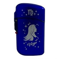 Dujinis žiebtuvėlis su zodiako ženklu Mergelė, mėlynas