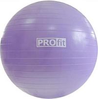 Gimnastikos kamuolys Profit, 75 cm, violetinis