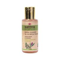 Veido prausiklis su santalu ir ciberžole Sandalwood, Sattva Ayurveda, 100ml
