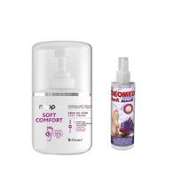 Minkštinanatis pėdų kremas Nappa Soft Comfort su pėdu gaivikliu forA Deomed Relax, 250 ml, 50 ml