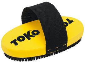 Šepetys slidžių priežiūrai Toko Base Brush oval Horsehair