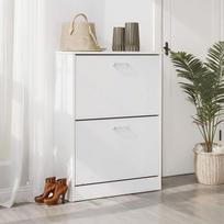 Batai spinta, 60 x 24 x 83.5 cm, Balta, Jalanõude kapp, VASAGLE LBC02WT, 60 x 24 x 83.5 cm, Valge