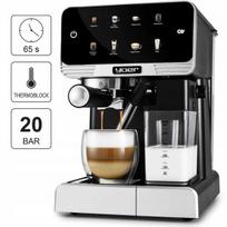Automatinis kavos aparatas Yoer Creamo Pro EMF03BK, 20 bar, 1350 W, su LED ekranu ir Thermoblock sistema, juodas