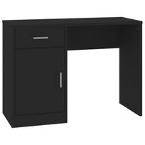 Rašomasis stalas vidaXL, Apdirbta mediena, 100x40x73cm, juoda