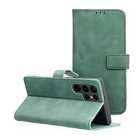 TENDER dėklas knygai SAMSUNG S22 Ultra žalias