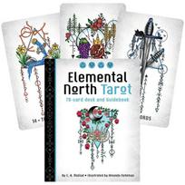 Taro Kortų Rinkinys - Elemental North Taro Kortos 78 Kortos su Gido Knyga