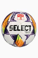 Futbolo kamuolys Select Brillant Replica v24 Betclic 1 Liga dydis 5 - Baltas, 5