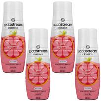 4x "SodaStream Pink Grejpfruit Zero" sirupas 440ml