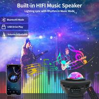 Projektorius Star projektorius LED Galaxy Light projektorius Bluetooth jungtis