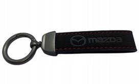 "Mazda" raktų pakabukas - "Mazda" - Automobilių raktų pakabukas - Juoda oda