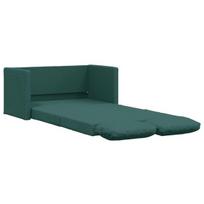 Grindų sofa-lova，Poilsio sofa, 2-1, tamsiai žalia, 112x174x55cm, audinys CFE85197