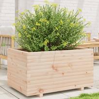 vidaXL Sodo lovelis, 90x60x49,5cm, pušies medienos masyvas