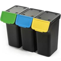 Šiukšliadėžių rinkinys, 25 L, 3 vnt.