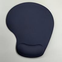 Ergonominis pelės kilimėlis su porankiu,  Gryna juoda