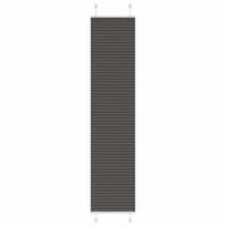 Plisuota žaliuze juoda 40x200 cm audinio plotis 39,4 cm