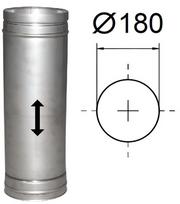Teleskopinis kamino vamzdis. L-310 mm. D-180 mm.