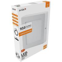 Avide LED Lubinis šviestuvas 12W 4000K Square ALU