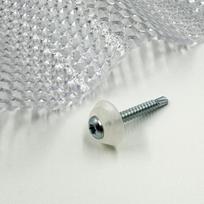 Tvirtinimo varžtai į metalą su skaidria tarpine M5x40mm
