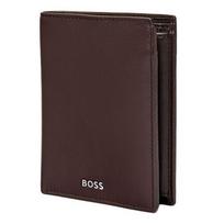 Kortelių ir monetų piniginė BOSS, Classic Smooth Brown