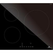 CONTINENTAL EDISON CETI3B28 induction hob 3 zones, 6600W - 3 boosters - 3 timers - black